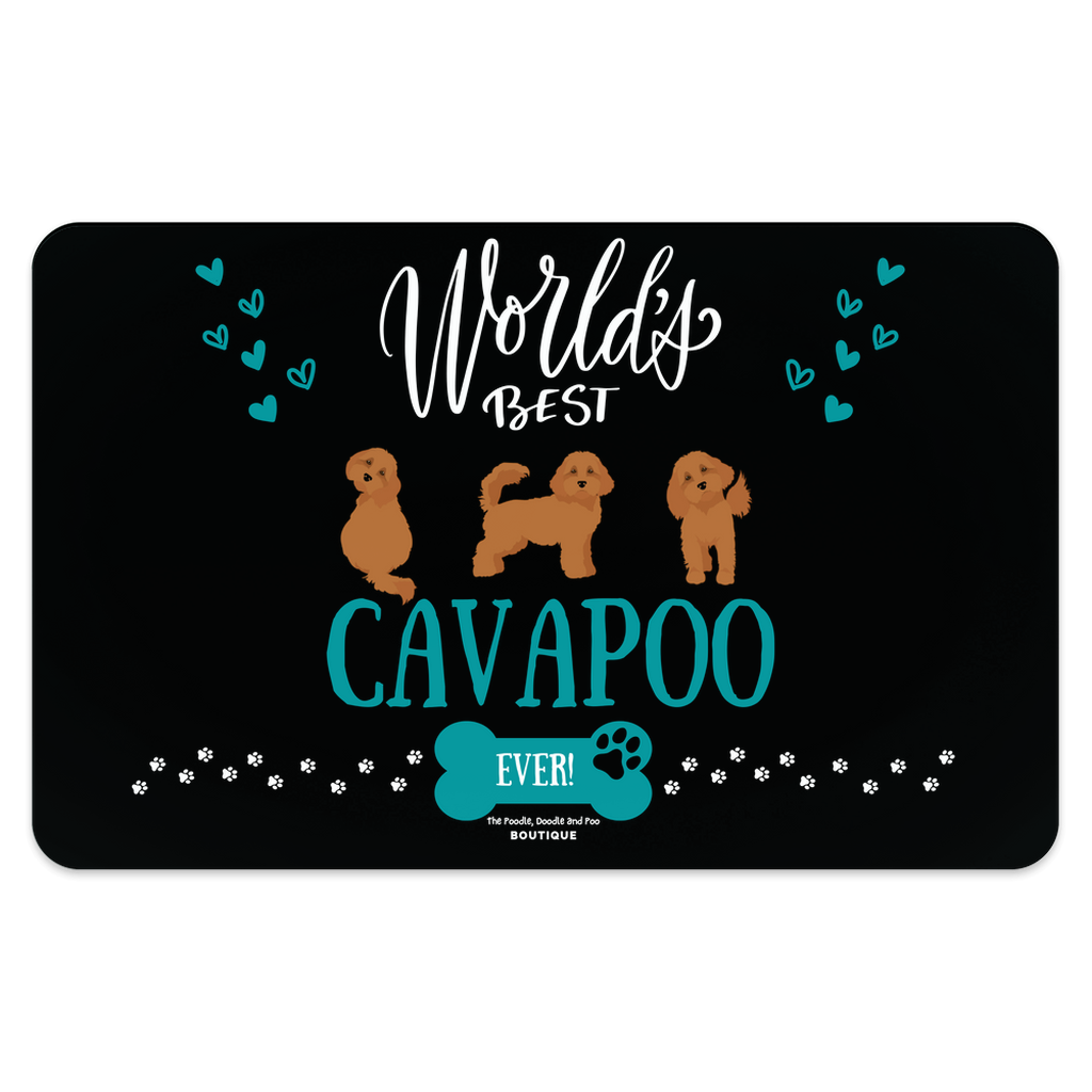 "World's Best Cavapoo" Pet Placemat