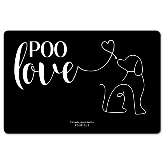 "Poo Love" desk pad