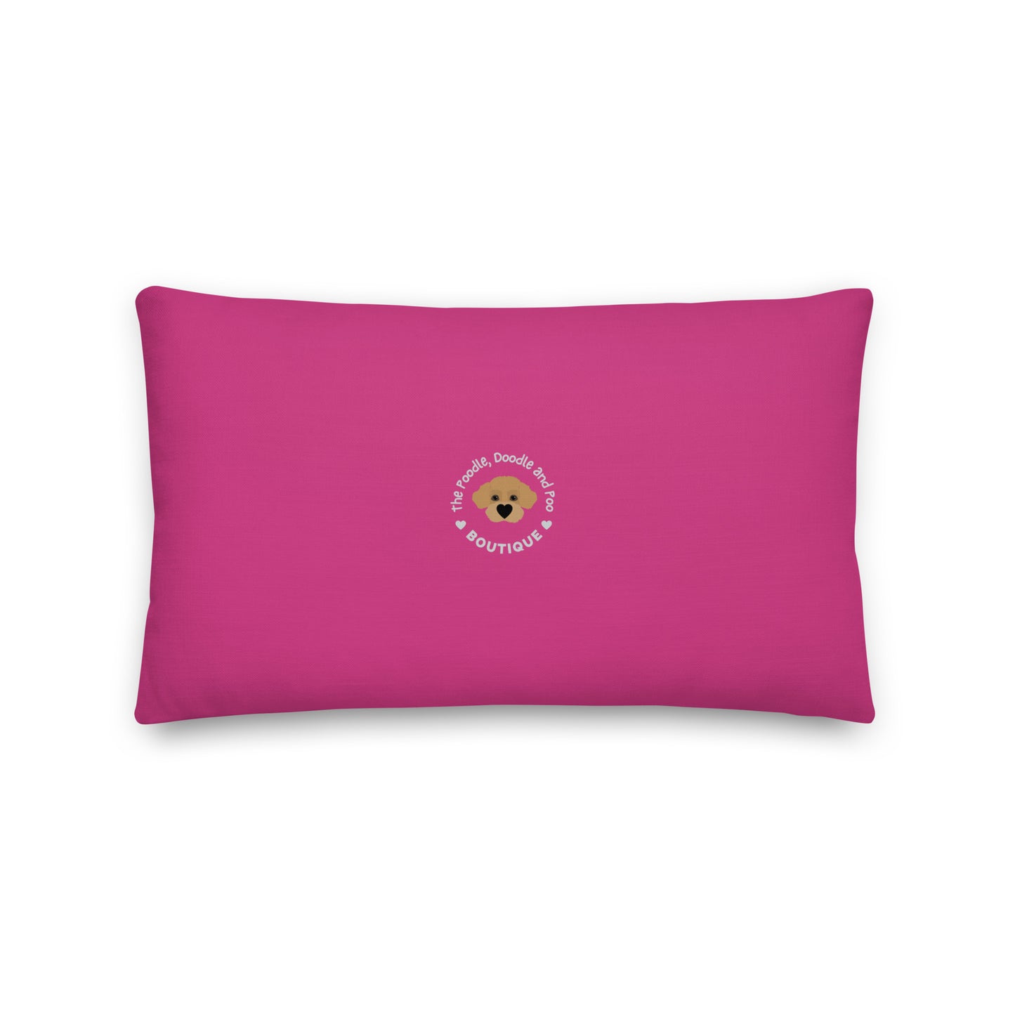 "Yoga Poos" Premium Pillow in pink