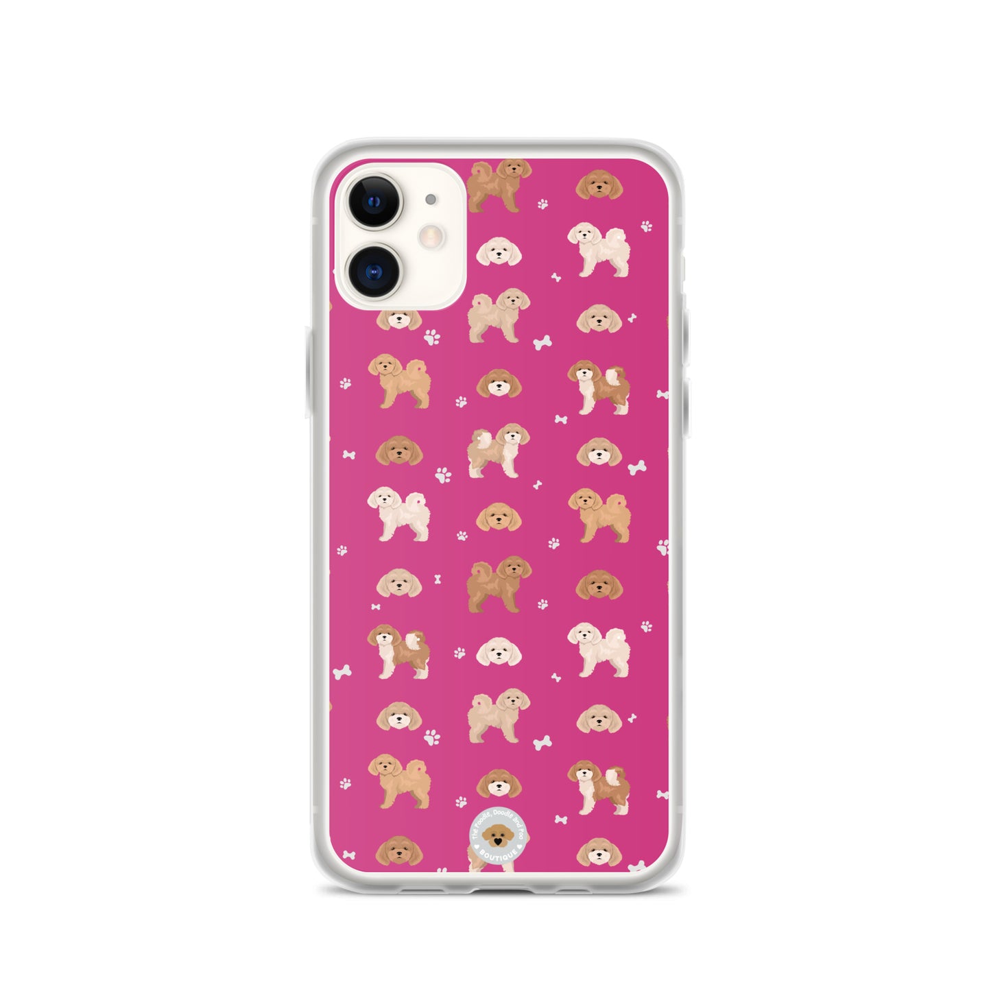 Poochon Clear Case for iPhone® - pink