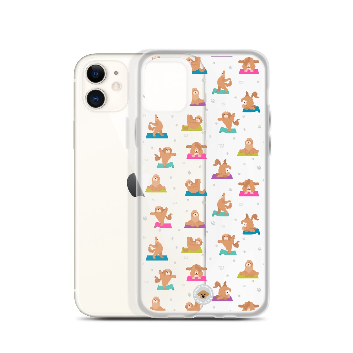 "Yoga Poos" Clear Case for iPhone® - clear