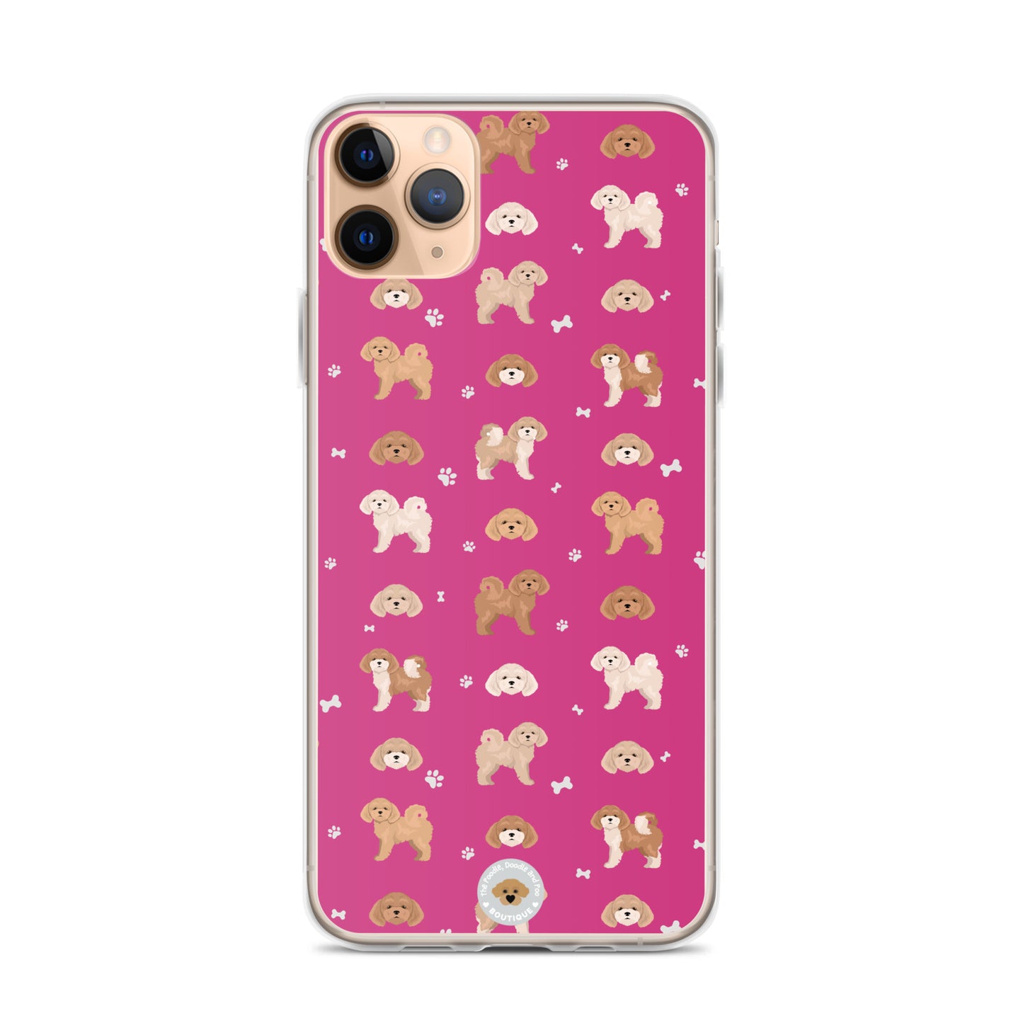 Poochon Clear Case for iPhone® - pink