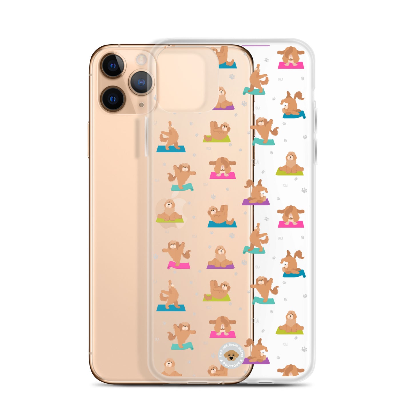 "Yoga Poos" Clear Case for iPhone® - clear