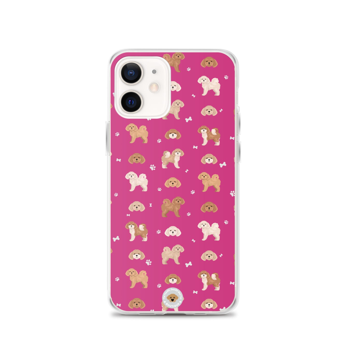 Poochon Clear Case for iPhone® - pink