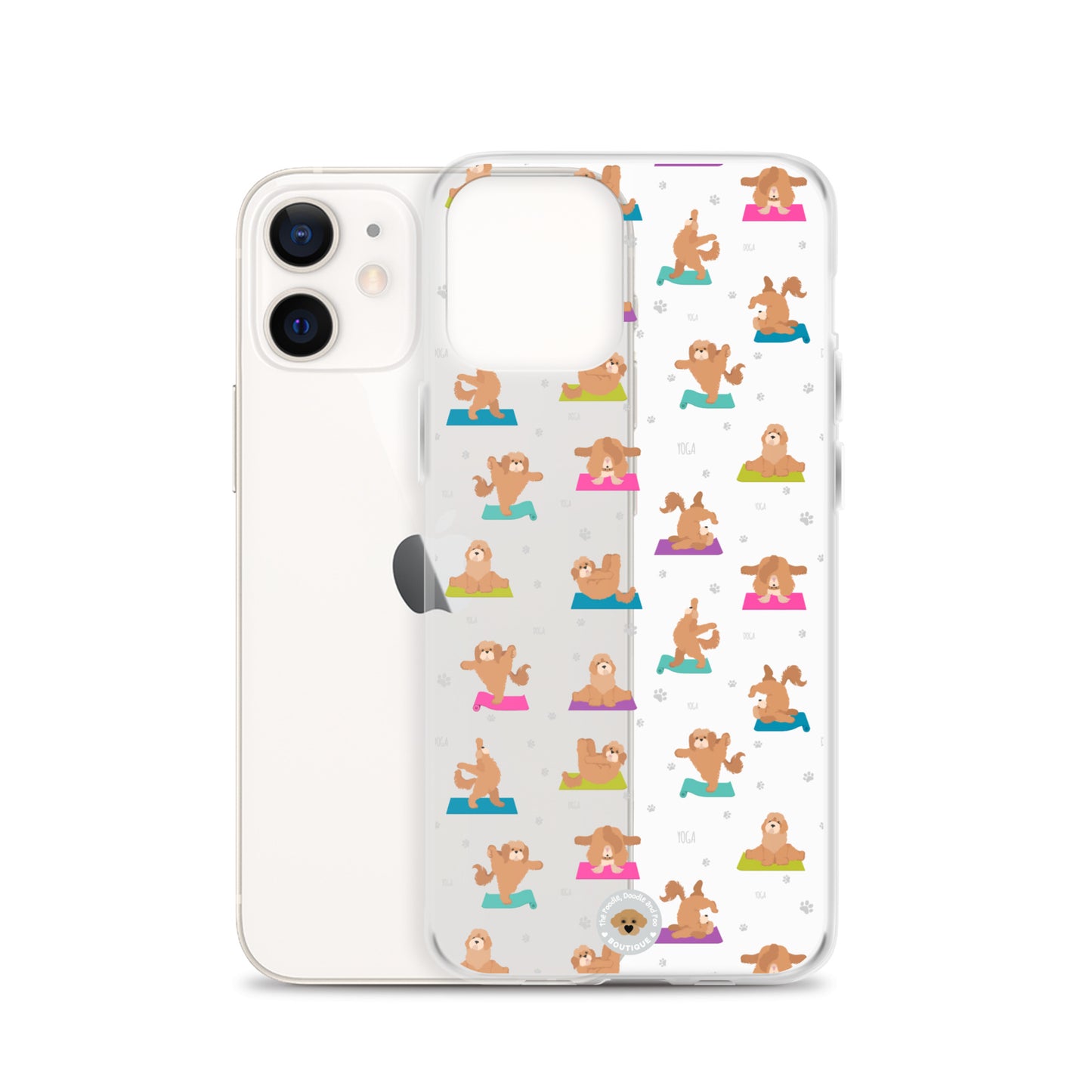 "Yoga Poos" Clear Case for iPhone® - clear