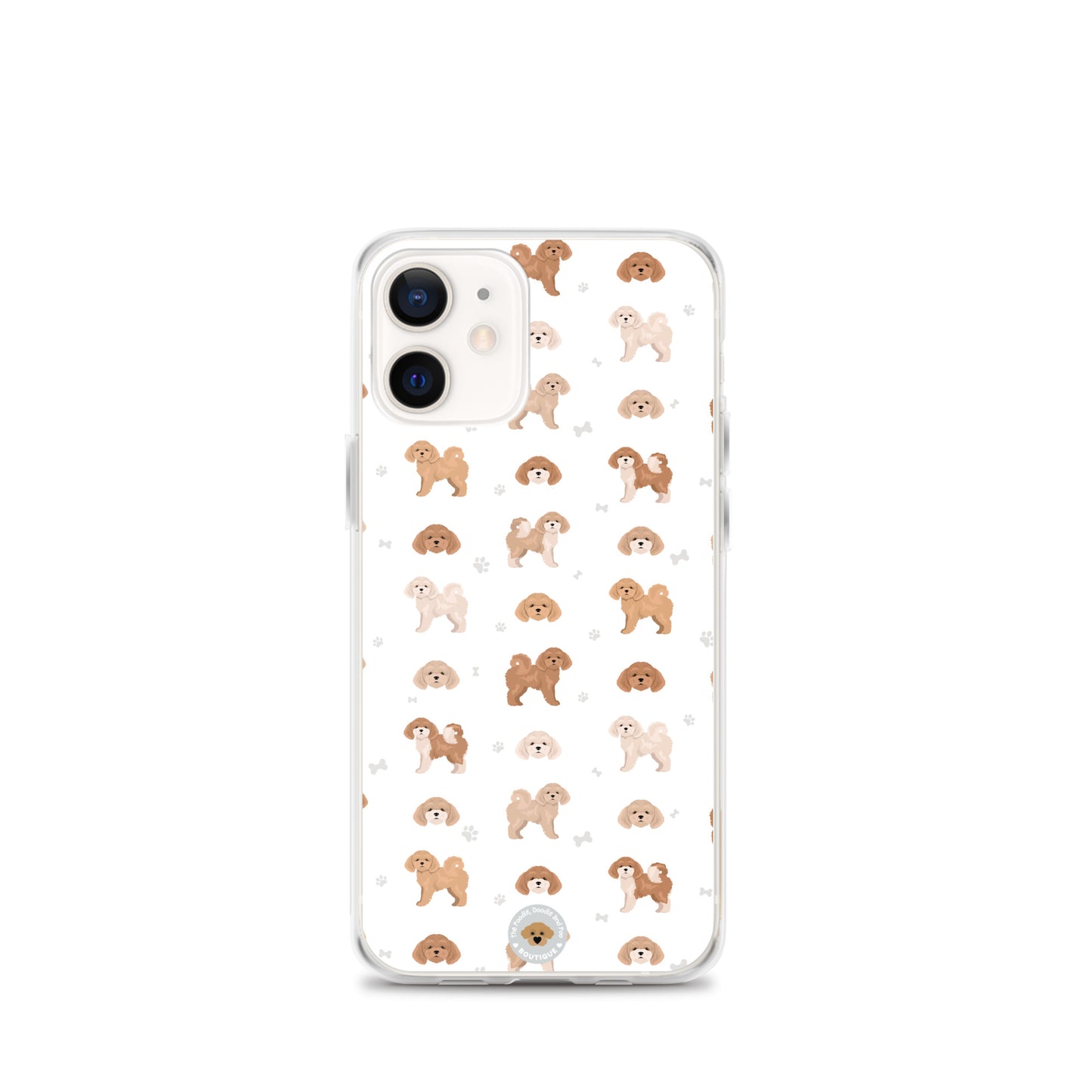 Poochon Clear Case for iPhone® - white