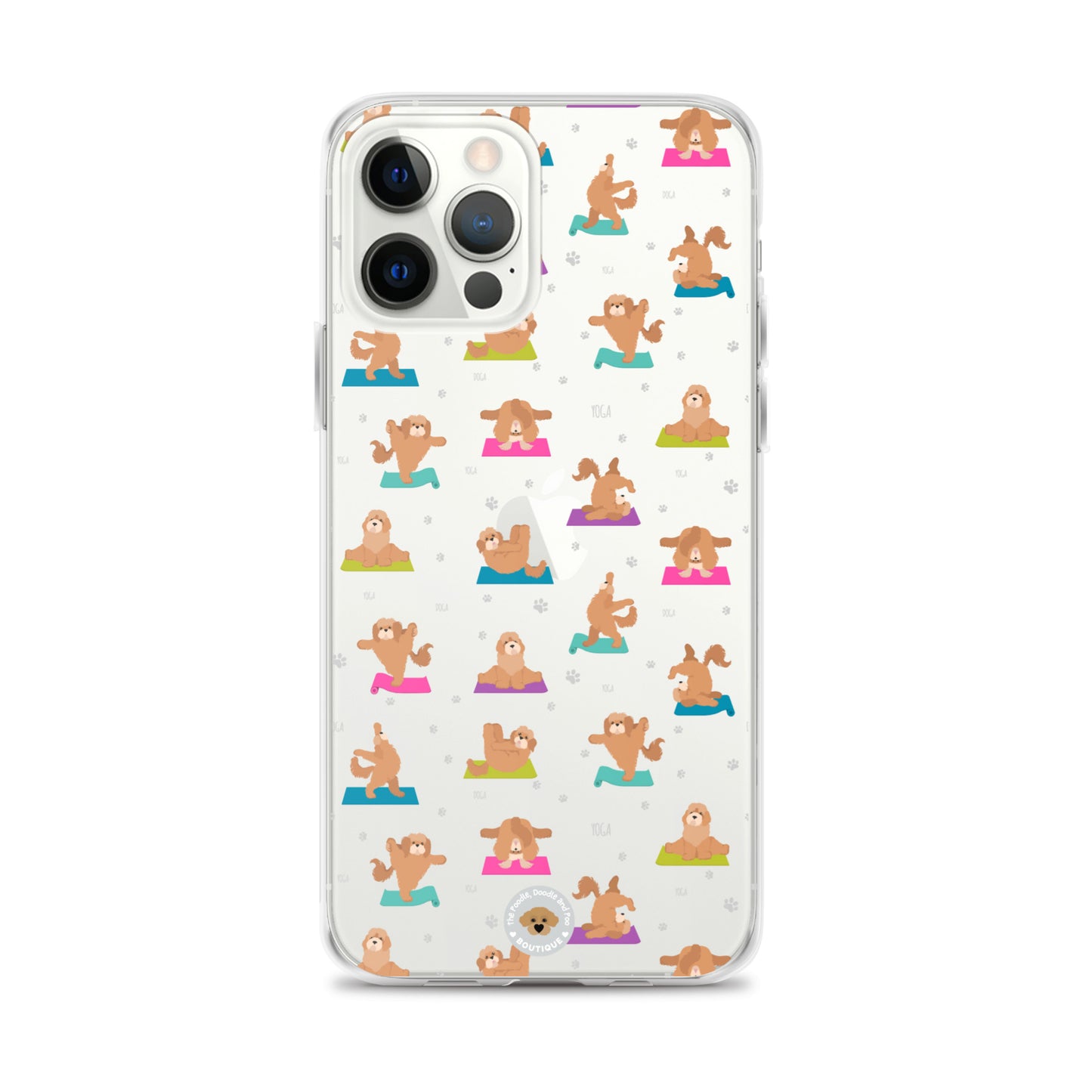 "Yoga Poos" Clear Case for iPhone® - clear