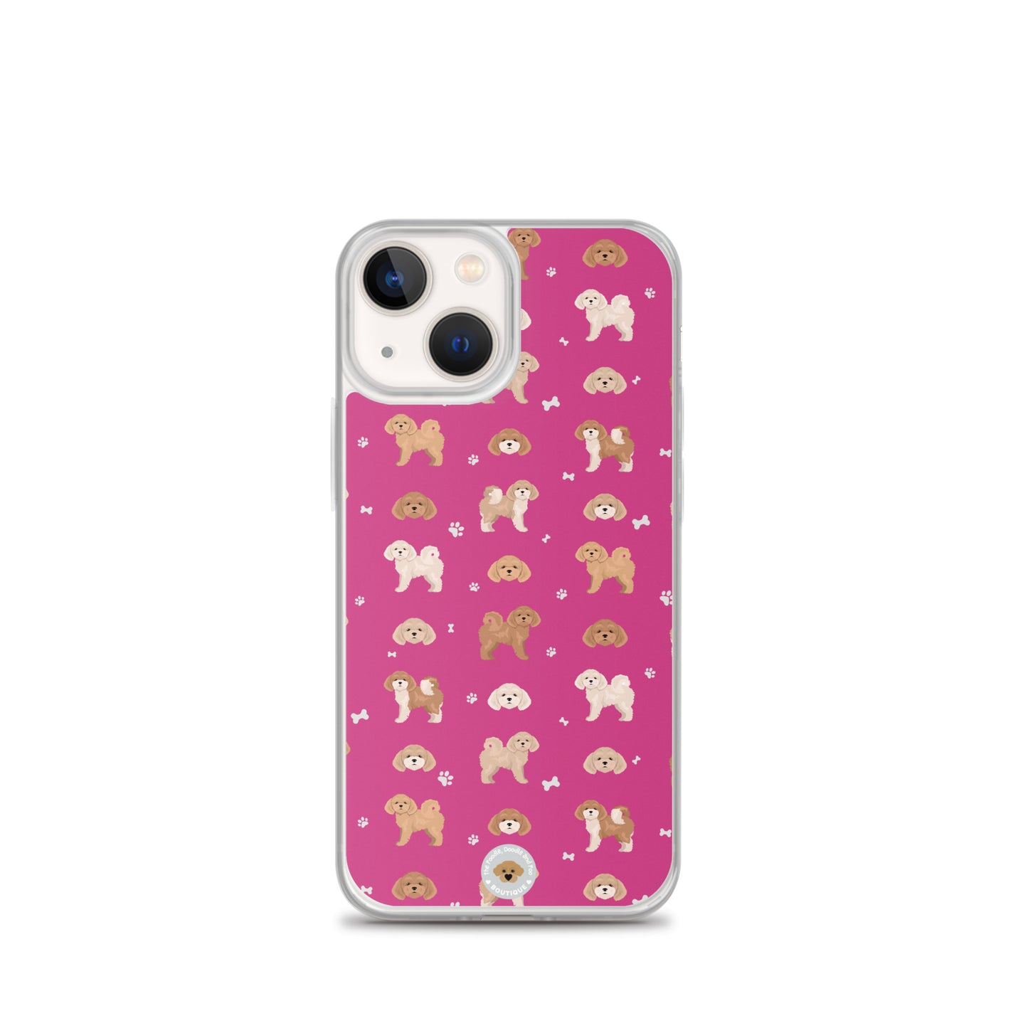 Poochon Clear Case for iPhone® - pink