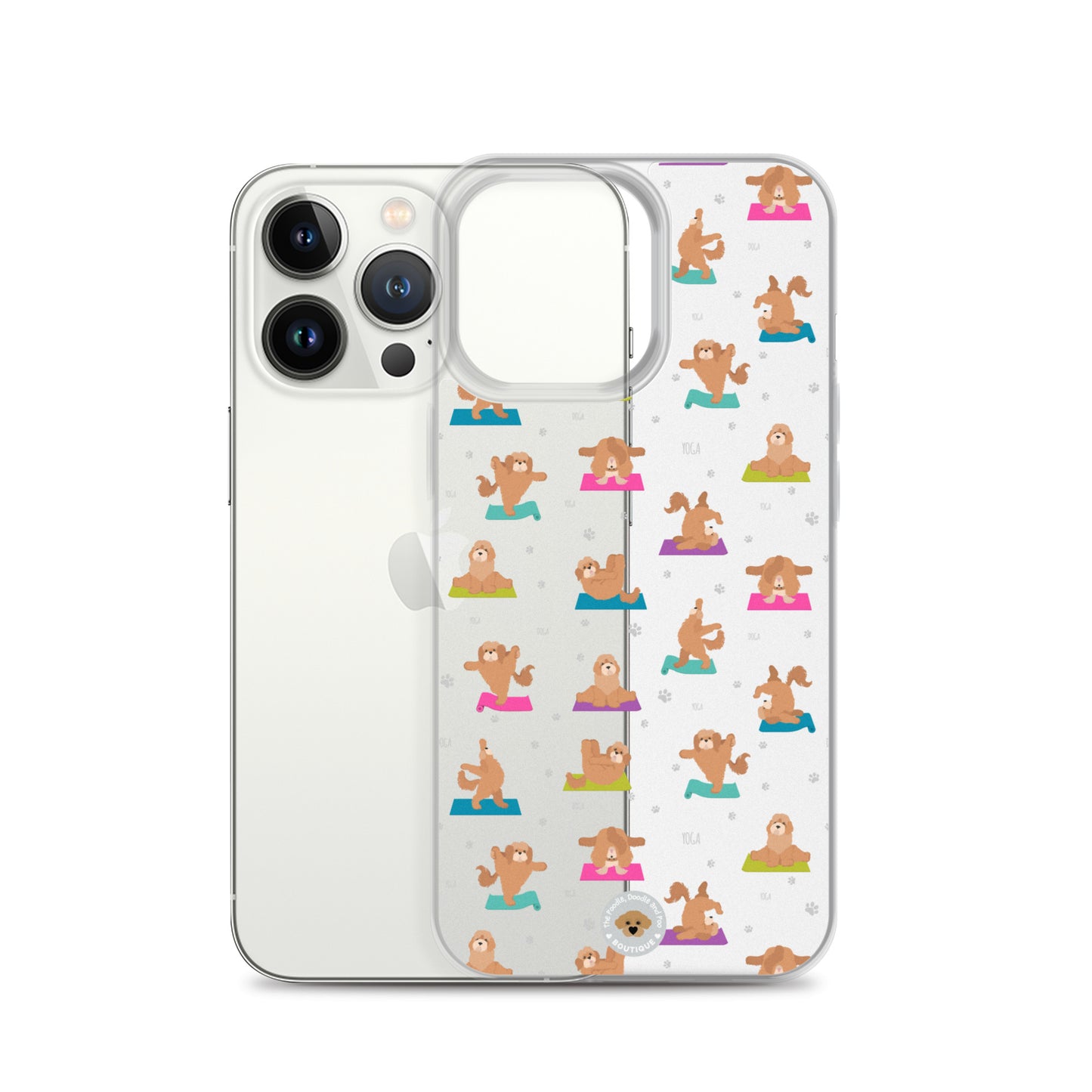 "Yoga Poos" Clear Case for iPhone® - clear