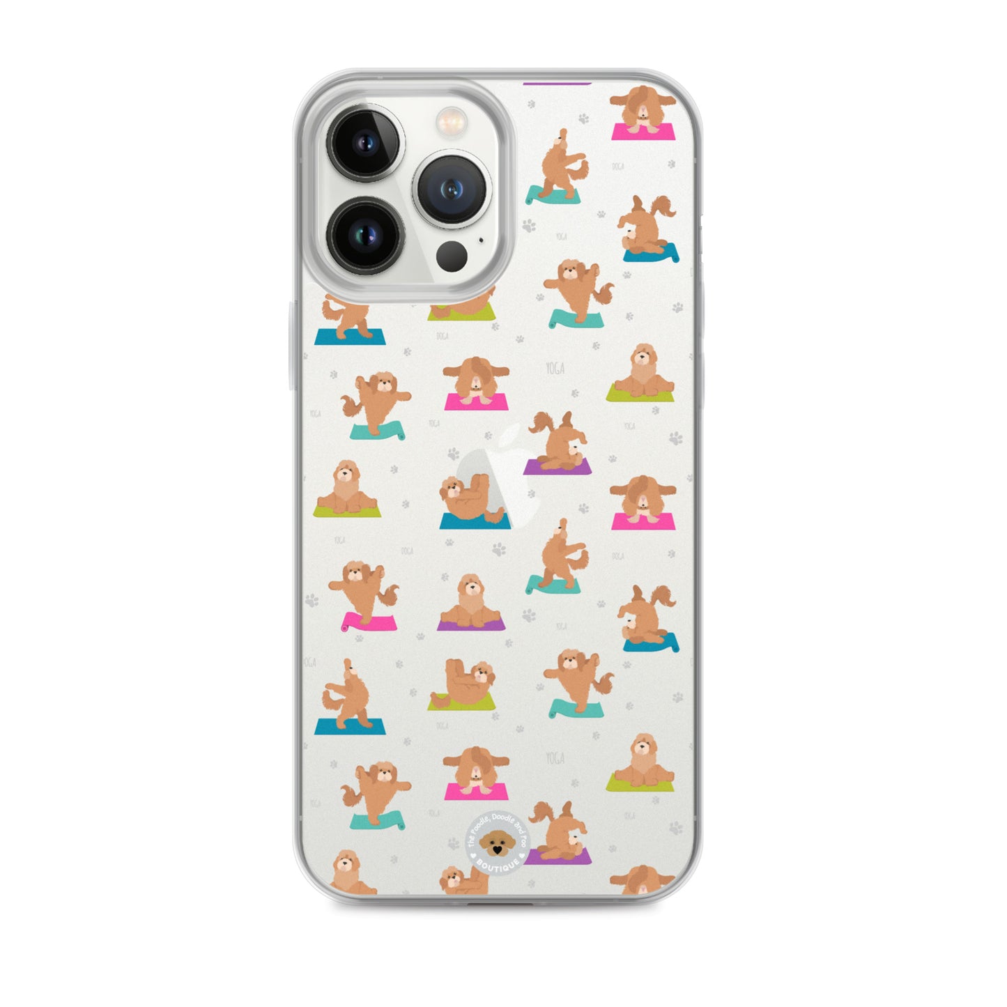 "Yoga Poos" Clear Case for iPhone® - clear