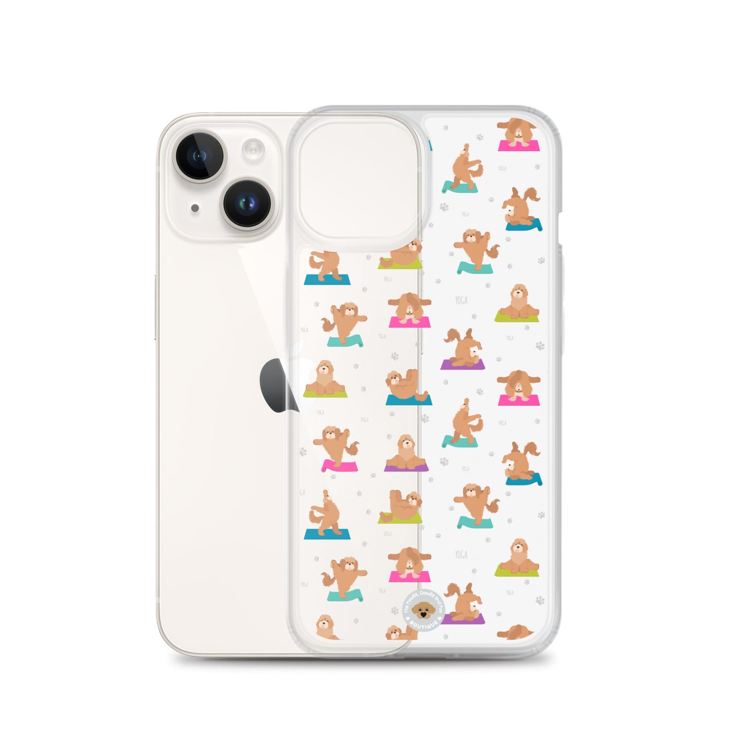 "Yoga Poos" Clear Case for iPhone® - clear