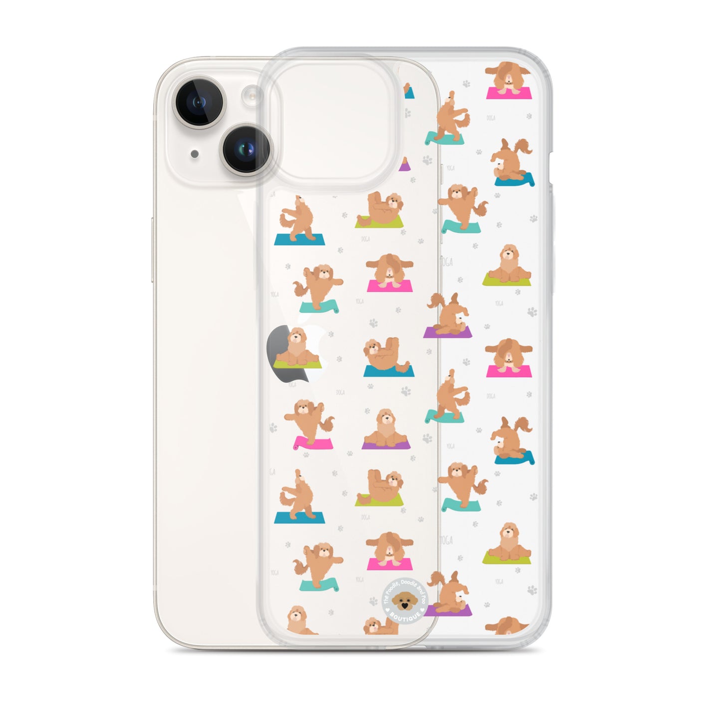 "Yoga Poos" Clear Case for iPhone® - clear