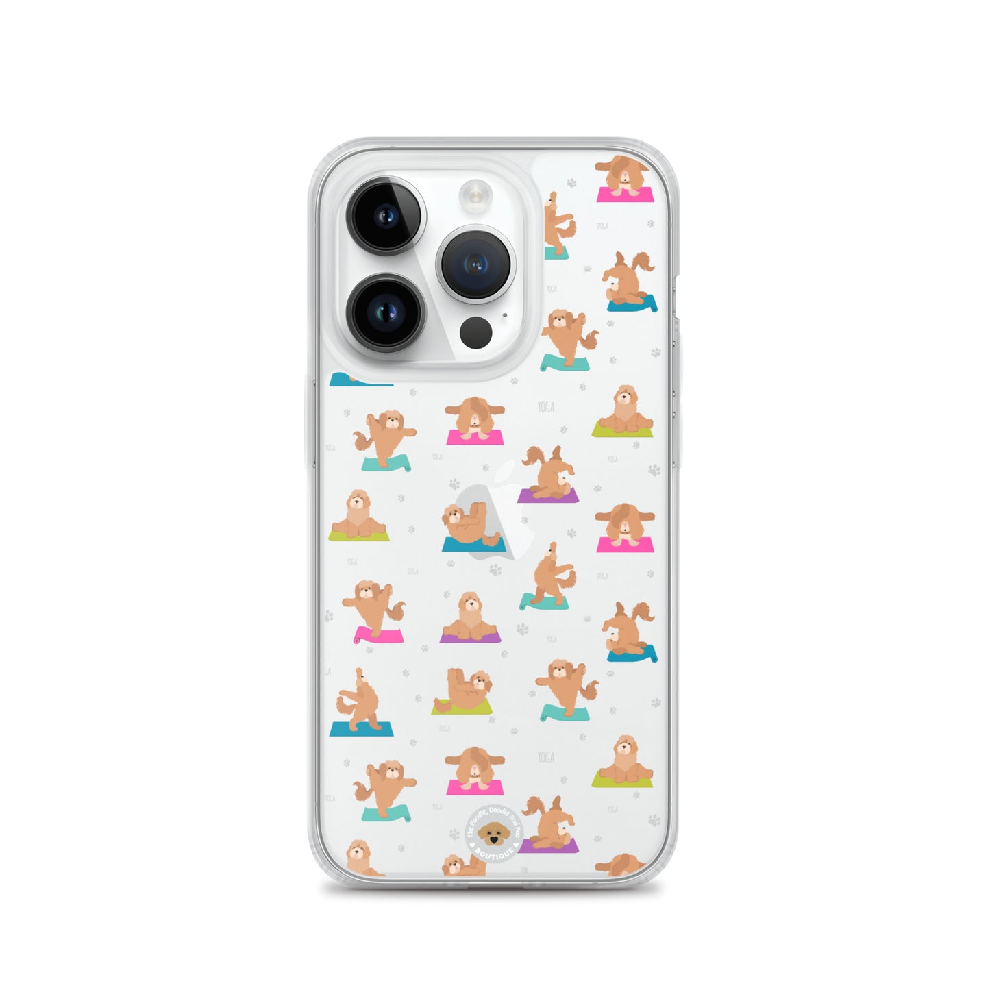 "Yoga Poos" Clear Case for iPhone® - clear