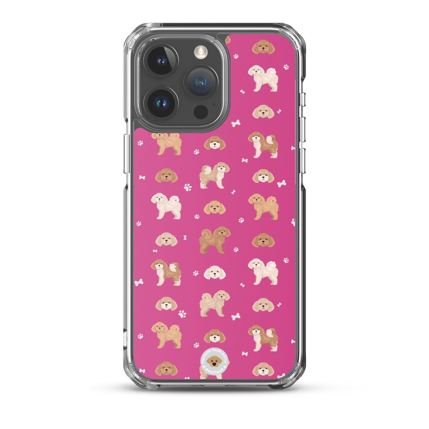 Poochon Clear Case for iPhone® - pink