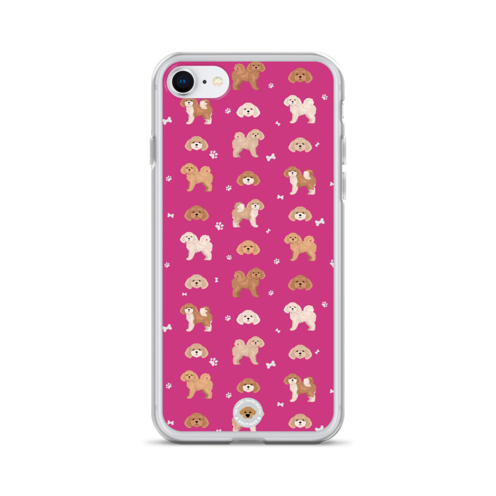 Poochon Clear Case for iPhone® - pink