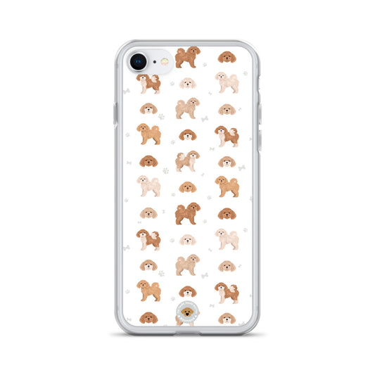 Poochon Clear Case for iPhone® - white