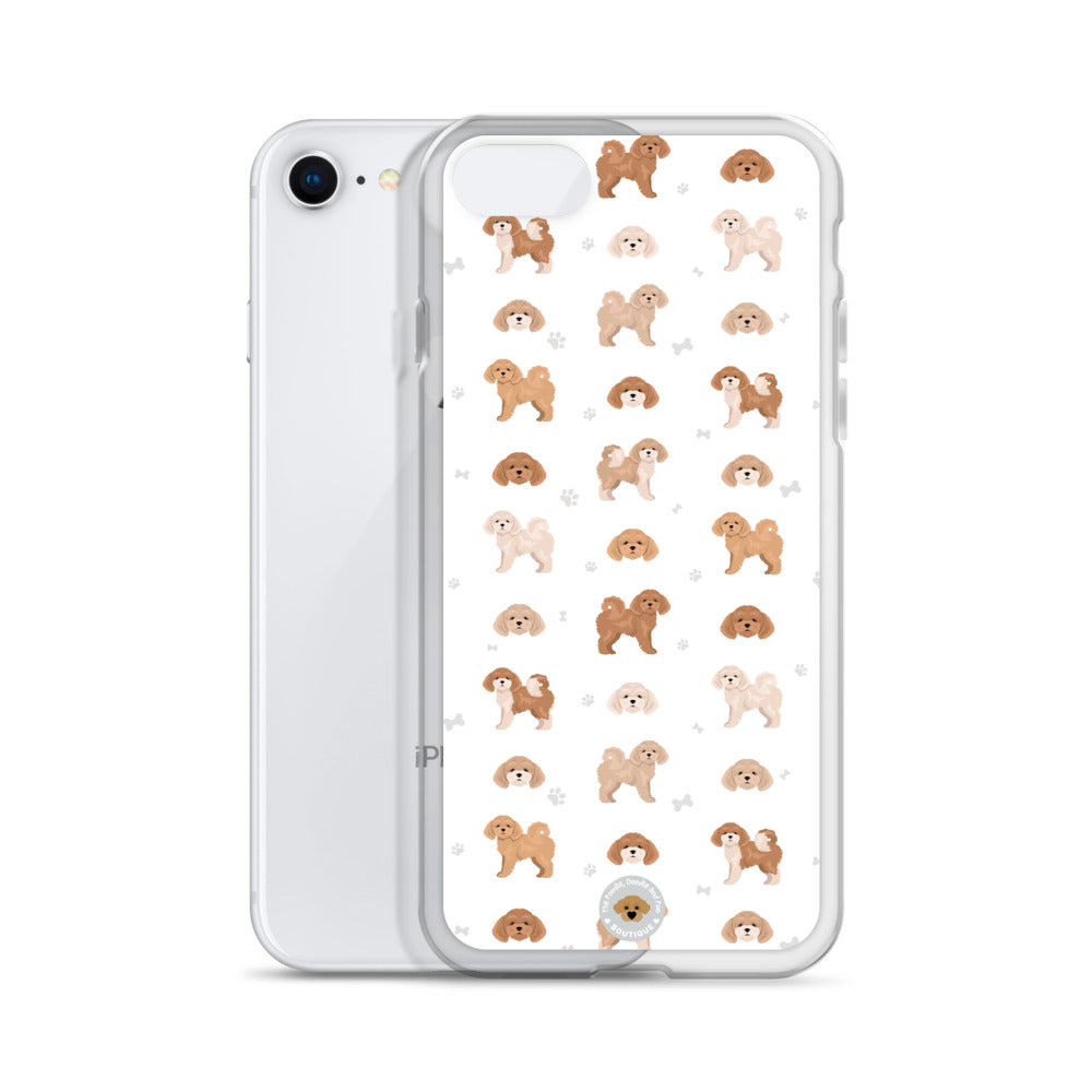 Poochon Clear Case for iPhone® - white