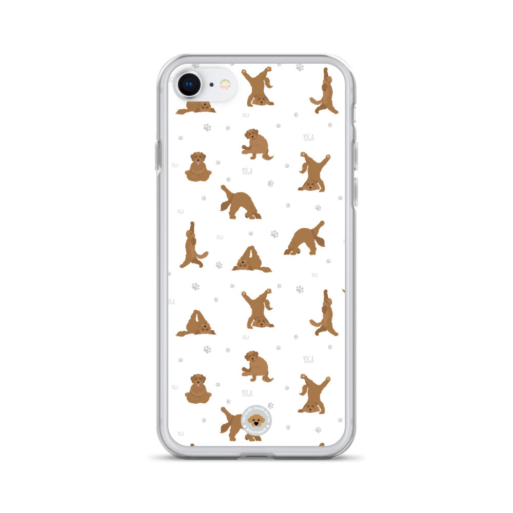 "Yoga Doodles" Clear Case for iPhone® - white