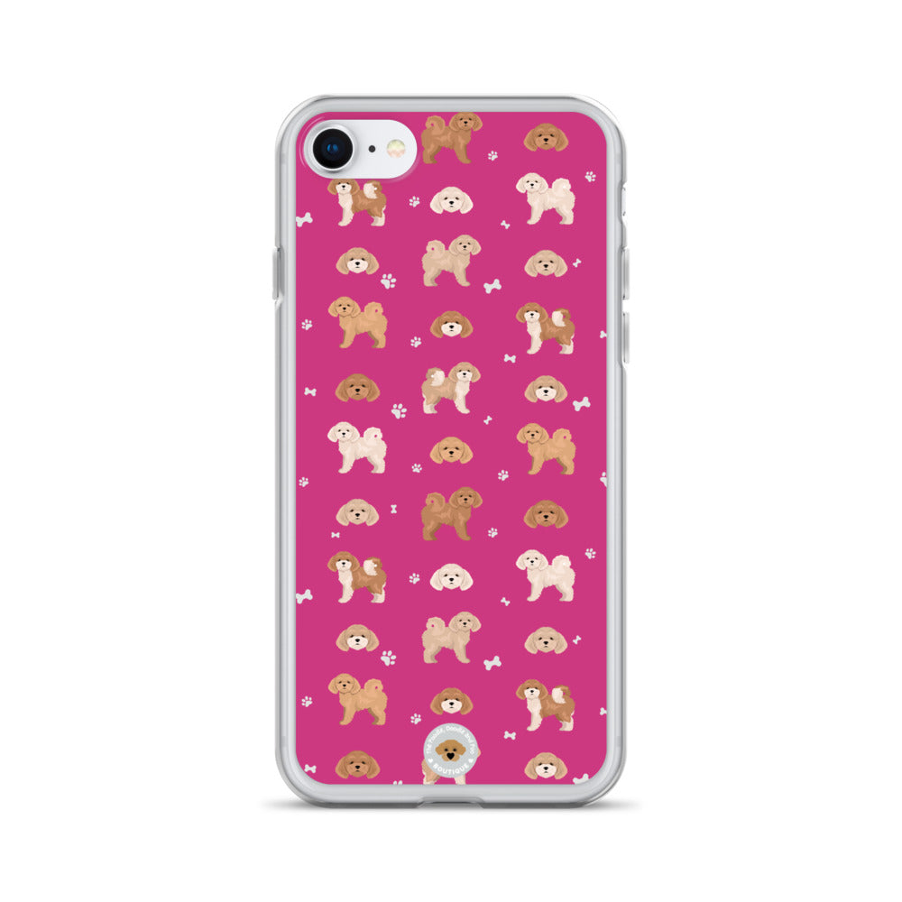 Poochon Clear Case for iPhone® - pink