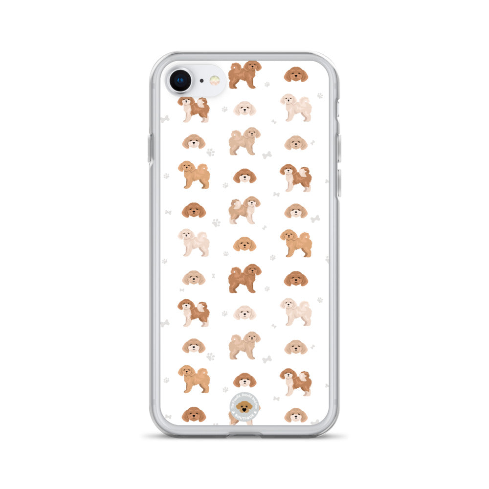 Poochon Clear Case for iPhone® - white