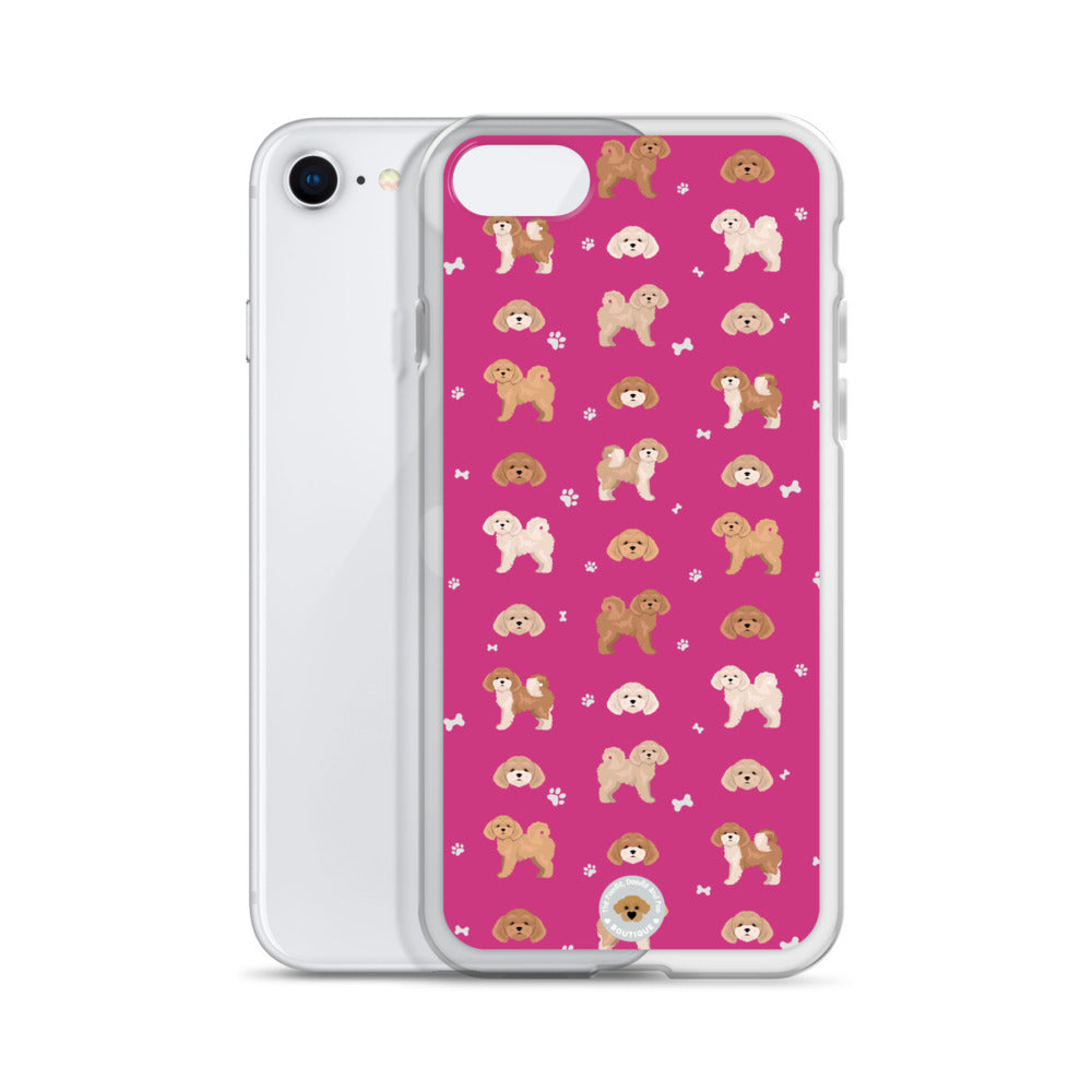 Poochon Clear Case for iPhone® - pink