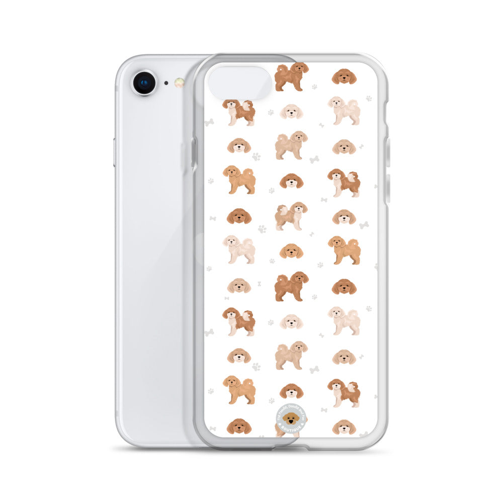 Poochon Clear Case for iPhone® - white