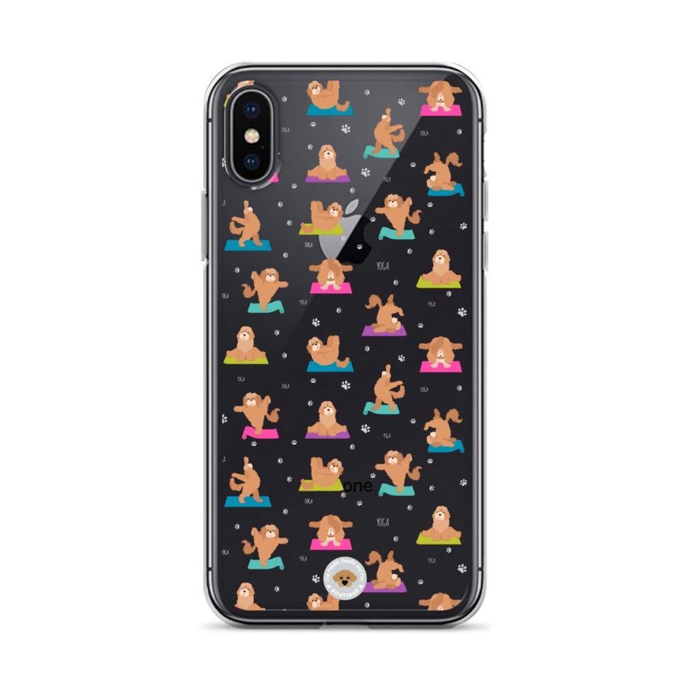 "Yoga Poos" Clear Case for iPhone® - clear