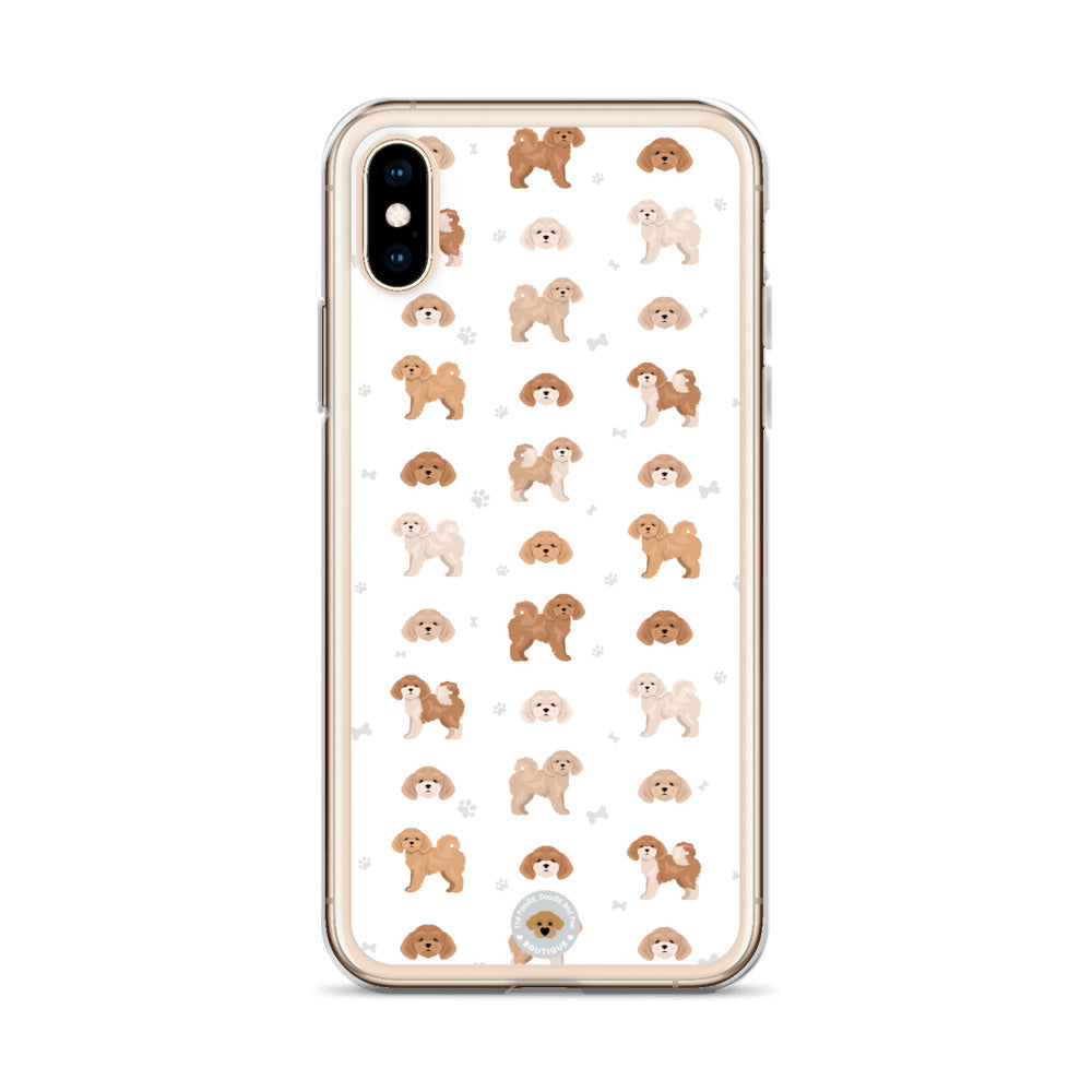 Poochon Clear Case for iPhone® - white