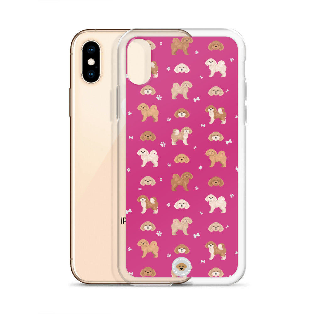 Poochon Clear Case for iPhone® - pink