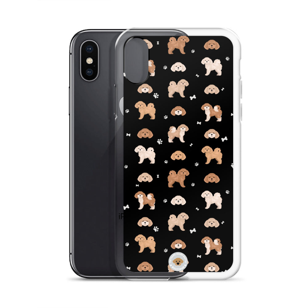 Poochon Clear Case for iPhone® - black