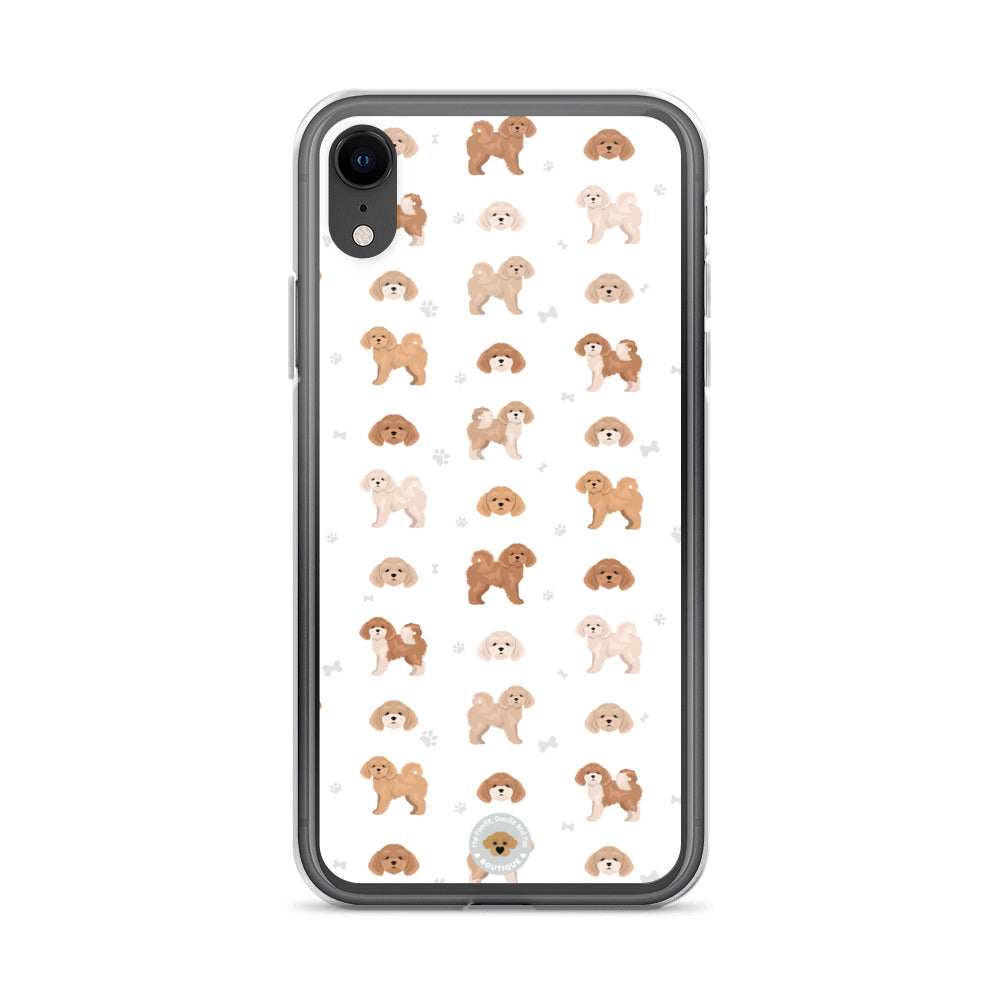 Poochon Clear Case for iPhone® - white