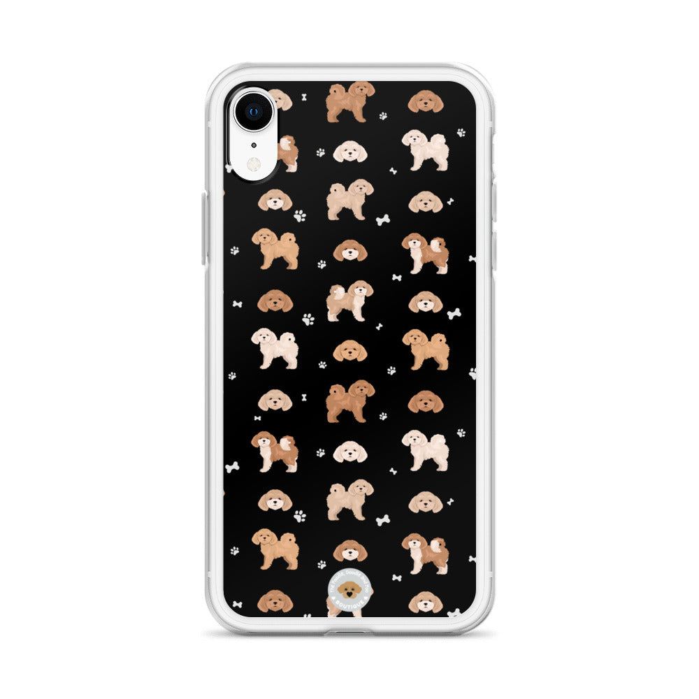 Poochon Clear Case for iPhone® - black