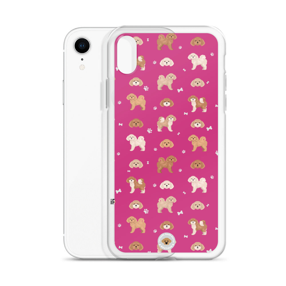 Poochon Clear Case for iPhone® - pink