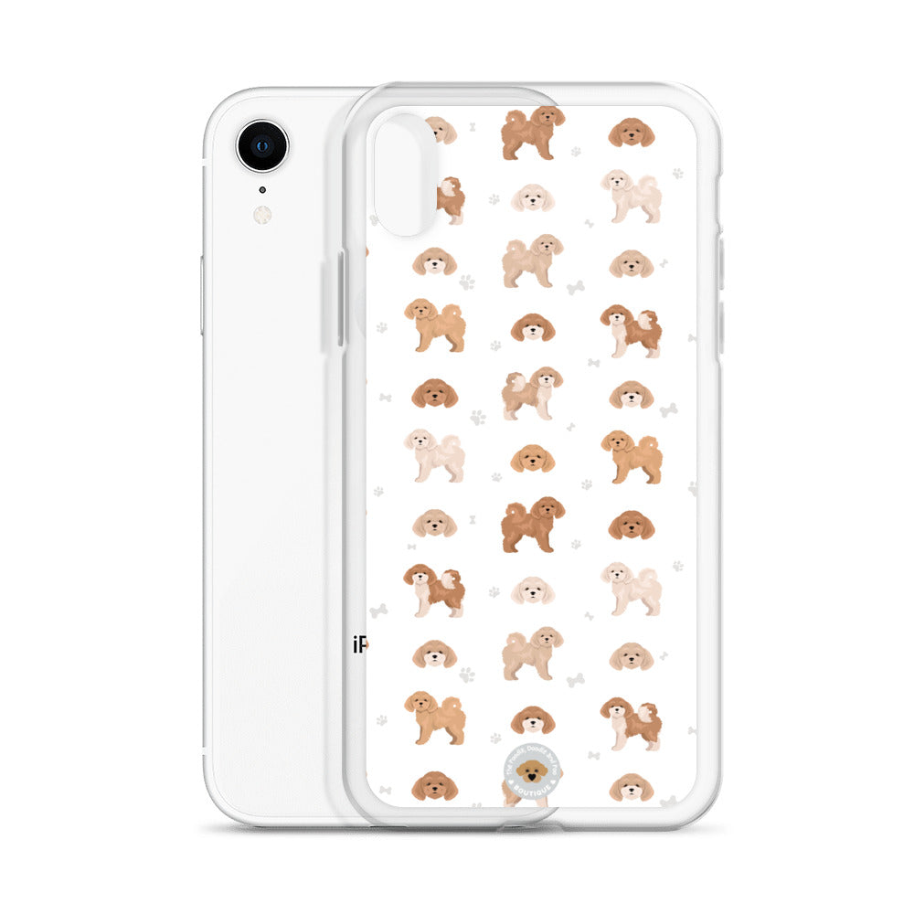 Poochon Clear Case for iPhone® - white