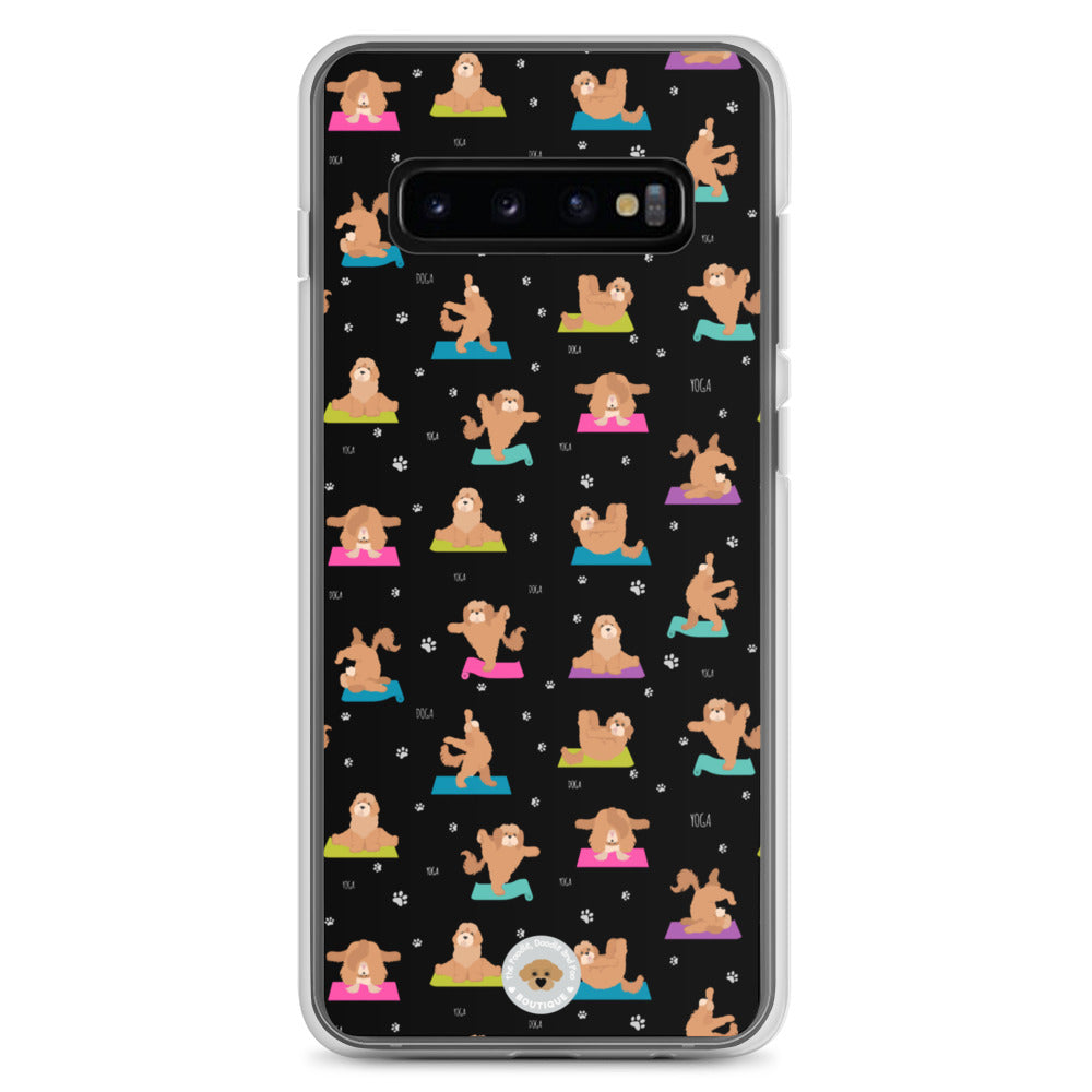 "Yoga Poos" Clear Case for Samsung® - multi-coloured in black