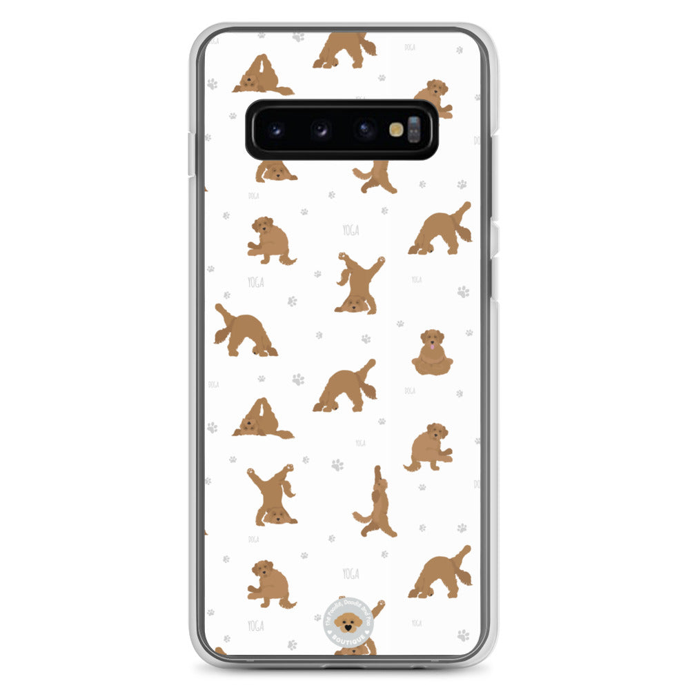 "Yoga Doodles" Clear Case for Samsung® - white