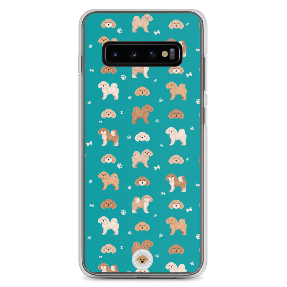 Poochon Clear Case for Samsung® - teal