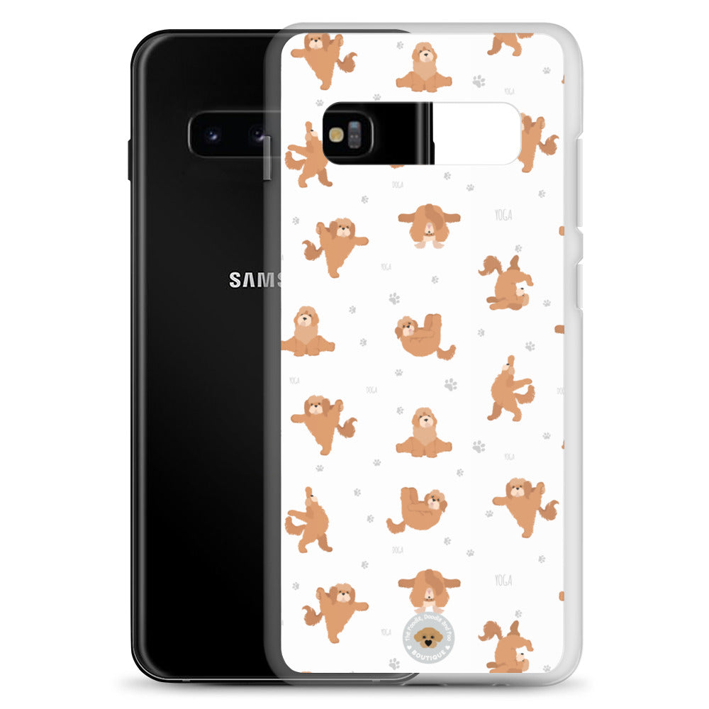 "Yoga Poos" Clear Case for Samsung® - white