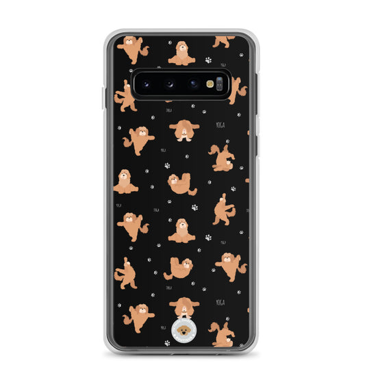 "Yoga Poos" Clear Case for Samsung® - black