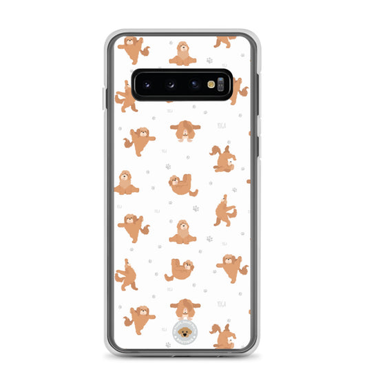 "Yoga Poos" Clear Case for Samsung® - white