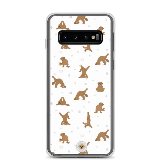 "Yoga Doodles" Clear Case for Samsung® - white