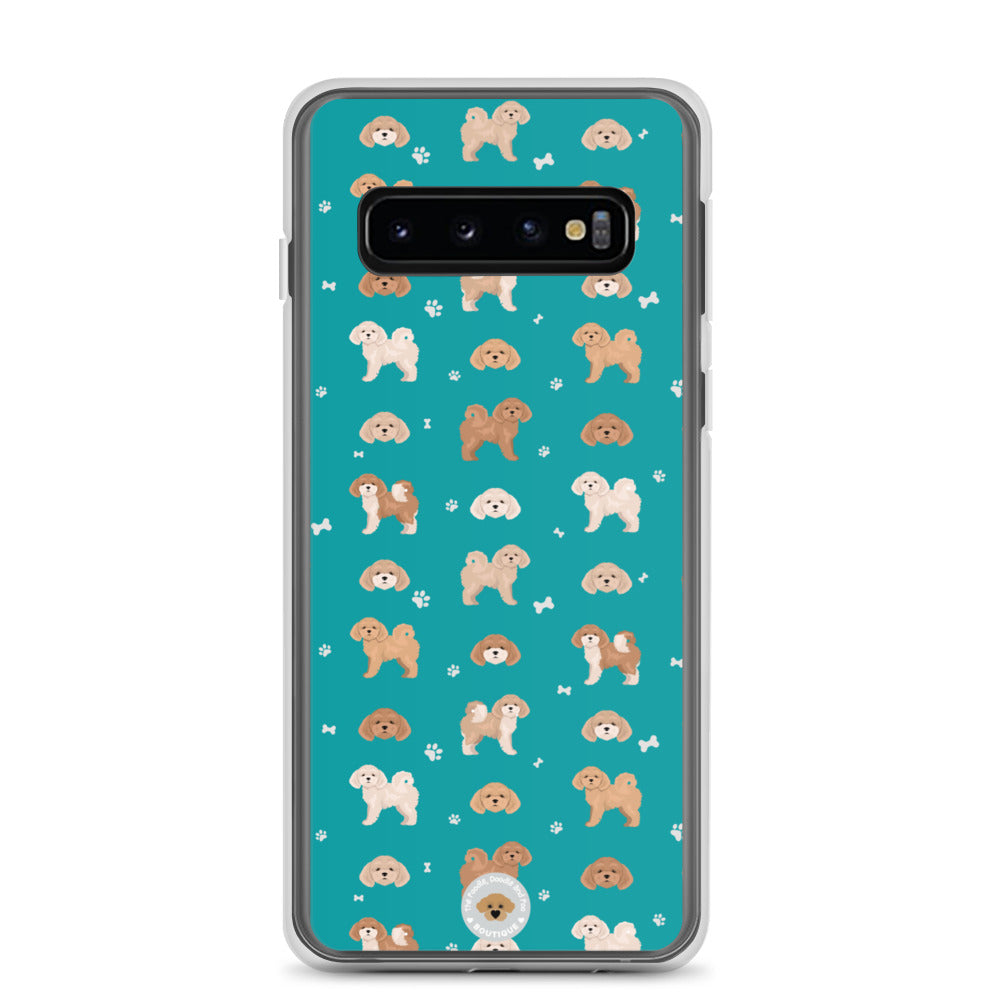 Poochon Clear Case for Samsung® - teal