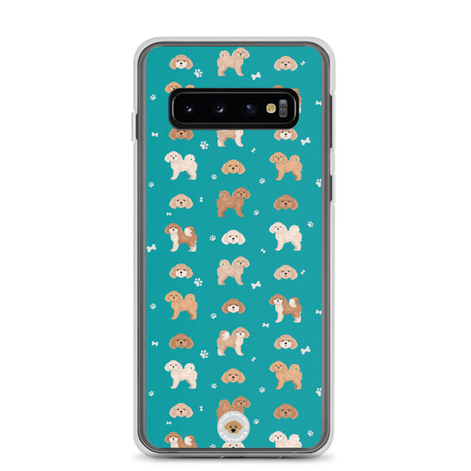 Poochon Clear Case for Samsung® - teal