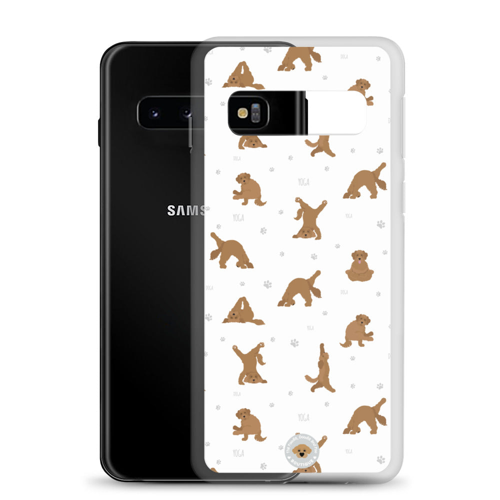 "Yoga Doodles" Clear Case for Samsung® - white