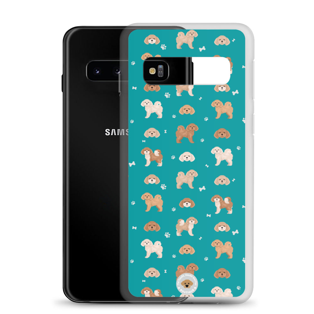 Poochon Clear Case for Samsung® - teal