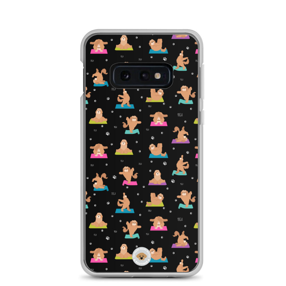 "Yoga Poos" Clear Case for Samsung® - multi-coloured in black