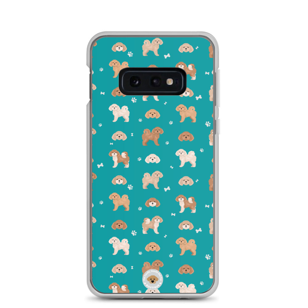 Poochon Clear Case for Samsung® - teal