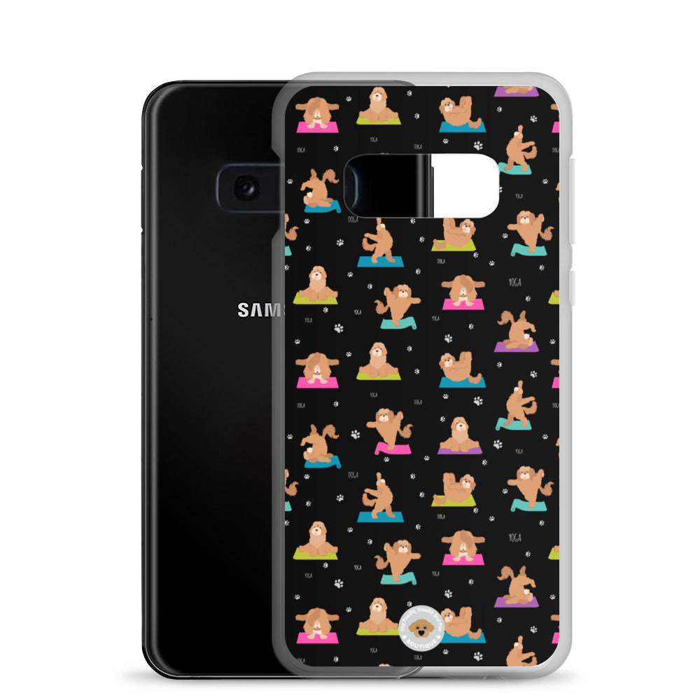 "Yoga Poos" Clear Case for Samsung® - multi-coloured in black