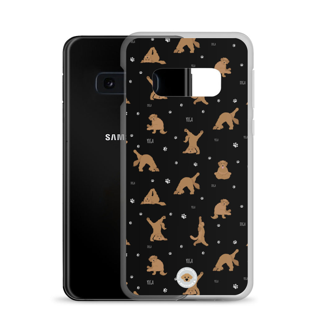 "Yoga Doodles" Clear Case for Samsung® - black