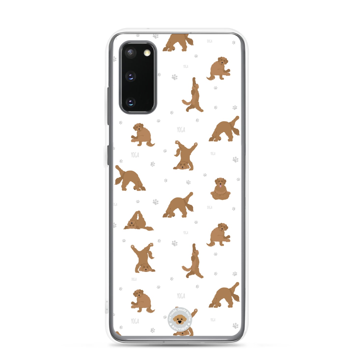 "Yoga Doodles" Clear Case for Samsung® - white